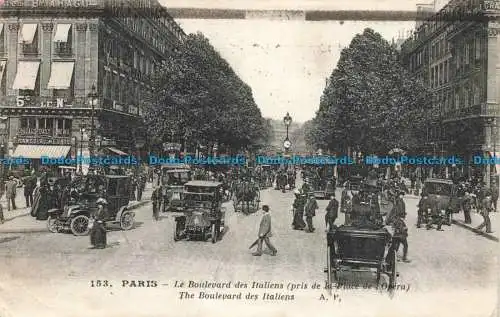 R671753 Paris. Der Boulevard des Italiens. A. Papeghin