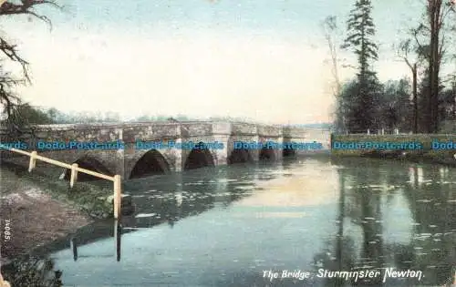 R671803 Sturminster Newton. Die Brücke. Die Schraubenschlüssel-Serie. Nr. 14085. 1906