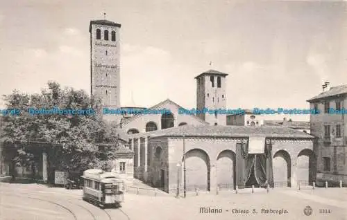 R671910 Milano. Chiesa S. Ambrogia. Brunner