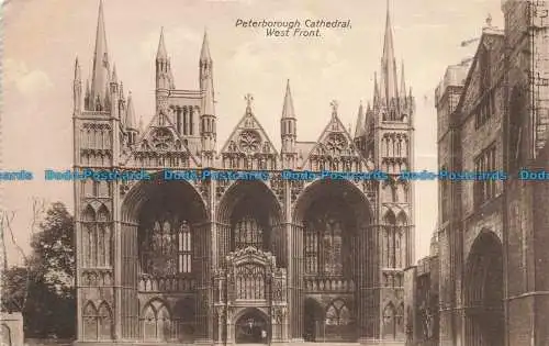 R671991 Peterborough Cathedral. Westfront