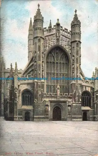 R670621 Badewanne. Bath Abbey. Westfront. F. Nr. 1587. 1906