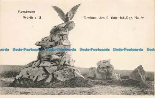 R671318 Morsbronn. Wert a.S. Denkmal Des