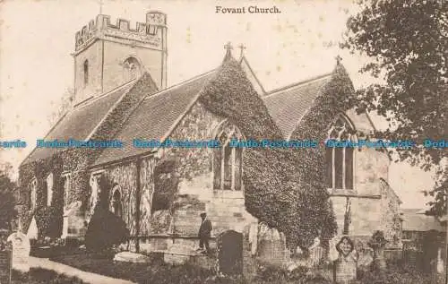 R672031 Fovant Church. R. R. Edwards