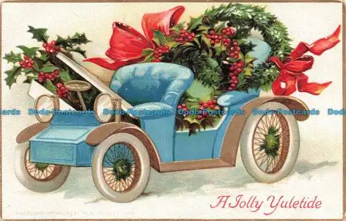 R672075 A Holly Yuletide. Auto. Misch. Autofahrer Serie. Nr. 1386