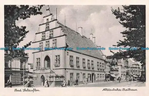 R6722202 Bad Salzuflen. Das Altdeutsche Rathaus. Hermann Lorch. Nr. 3456