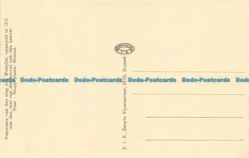 R672206 Panorama van den Slag van Waterloo. Engelsche Batterijen voor der Brigad