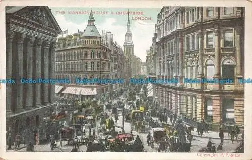 R672231 London. The Mansion House und Cheapside. G.D. und D