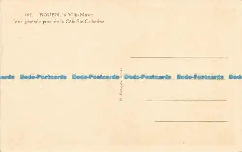 R672275 Rouen. la Ville Musee. Vue Generale Prise de la Cote Ste. Katharina. M.