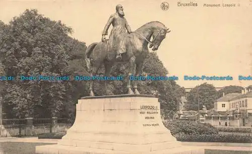 R672277 Bruxelles. Denkmal Leopold II. Nels. Ern. Thill. Serie 1. Nr. 155