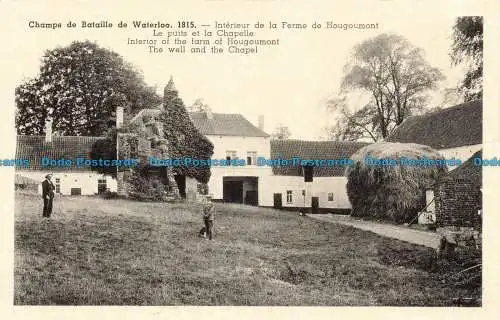 R672280 Champs de Bataille de Waterloo. 1815. Innenraum der Farm von Hougoumont