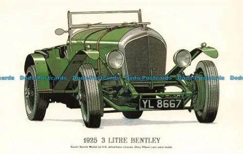 R672899 3 Liter Bentley. Supersportmodell auf 9 Fuß Radstand-Chassis. Prescott