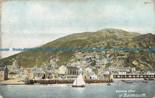 R672306 Gesamtansicht von Barmouth. Hartmann. 1905