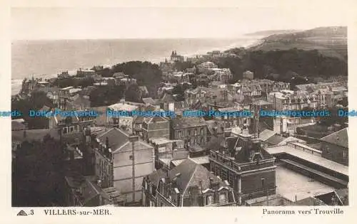 R672316 Villers sur Mer. Panorama vers Trouville. C.A.P