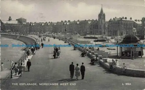 R672327 Morecambe West End. Die Esplanade. Valentinstag. Silber. 1961