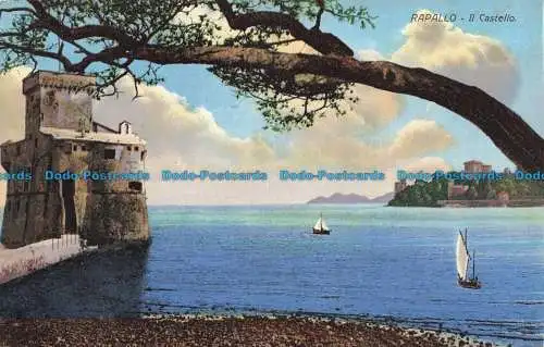 R672333 Rapallo. Il Castello. T. D. Ediz Luxus No. 380