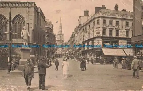 R672941 Bristol. High Street. Postkarte. 1923