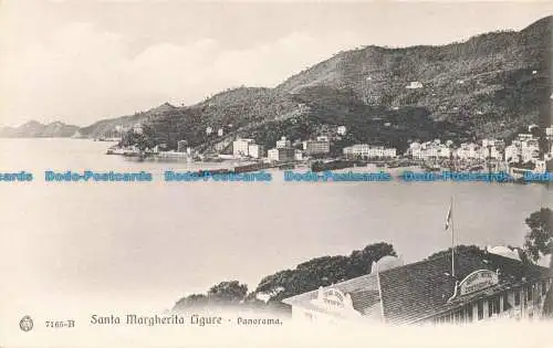 R672344 Santa Margherita Ligure. Panorama. Brunner und C