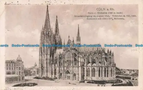 R672375 Coln a. Rh. Dom. Sudseite. 160 m. noch