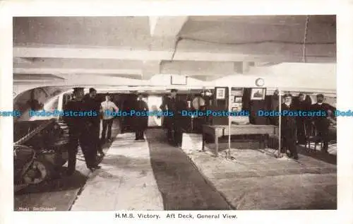 R672978 H.M.S. Victory. Achterdeck. Zentralansicht. Sturm und Polden