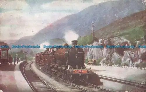 R672393 West Highland Express. North British Railway. Bahnhof Glenfinnan. Locomo