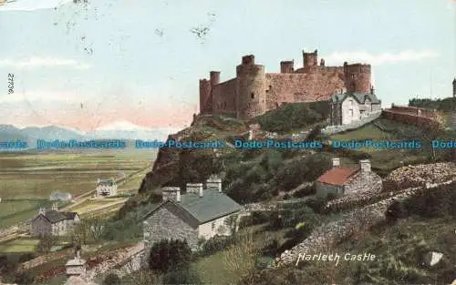 R673008 Harlech Castle. F. Frith. 1906