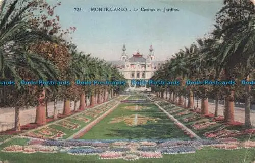 R672419 Monte Carlo. Le Casino et Jardins. Giletta