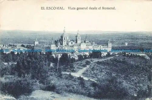 R673033 El Escorial. Vista General Desde et Romeral