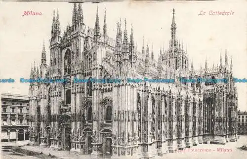 R672442 Milano. La Cattedrale. Fotocromo