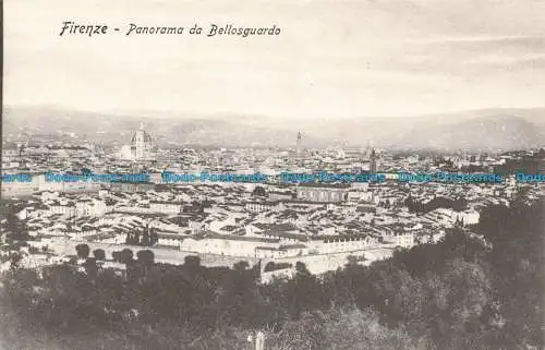 R672458 Firenze. Panorama da Bellosguardo. P. Giusti