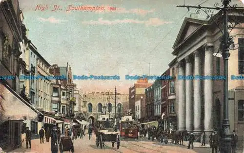 R672486 Southampton. High St. M. J. R. 1907