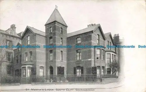 R673111 Scarborough. St. Martin Lodge. South Cliff. 1915