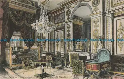 R673137 Palais de Fontainebleau. Chambre a Coucher de Napoleon. 1. äh. 1911