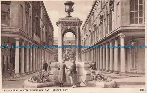 R672553 Badewanne. Bath Street. Der Mineralwasserbrunnen. E. A. Sweetman. Solograph