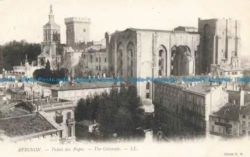 R673199 Avignon. Palais de Papes. Vue Generale. LL. R.N