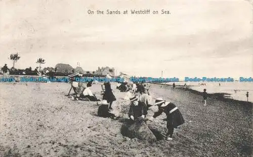 R672614 On the Sands at Westcliff on Sea. I.X.L. Serie