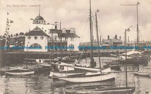 R672627 Lowestoft. Der Yachtclub. Valentines Serie. 1906