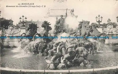 R673272 Bordeaux. Monument des Girondins. Groupe Sud. Ch. Chambon