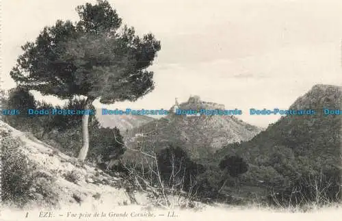 R672675 Eze. Vue Prise de la Grande Corniche. LL. 1