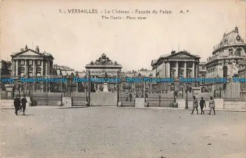 R673284 Versailles. Das Schloss. Vorderansicht. E. Papeghin