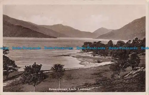 R672692 Loch Lomond. Rowardennan. W. Love