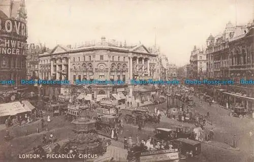 R673299 London. Piccadilly Circus. The London Stereoscopic Company Series