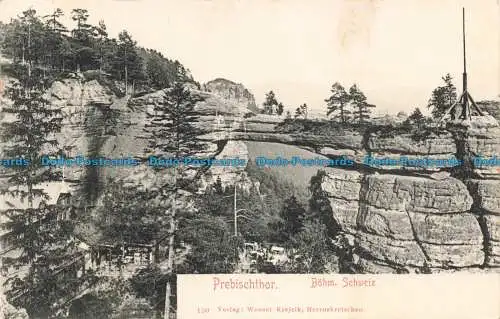 R673307 Prebischthor. Bohm. Schweiz. Wenzel Krejcik. Hermann Poy