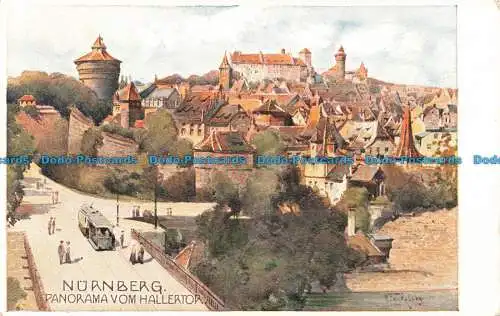 R673312 Nürnberg. Panorama Vom Hallertor. S. Soldan sche