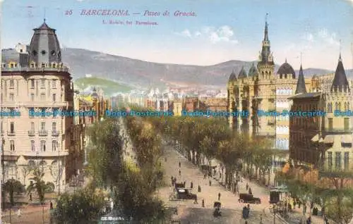 R673356 Barcelona. Paseo de Gracia. L. Roisin