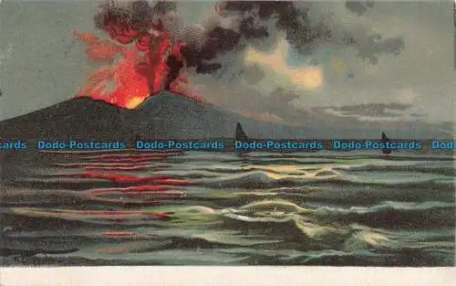 R673376 Mount Vesuv in Eruption. F. Hartmann. Serie. 60. 5. 1907