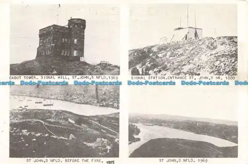 R673408 Cabot Tower. Signal Hill. St. John. N.G.J. Nr. c. Multi View