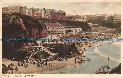 R673433 Newquay. Tolcarne Beach. W. P. Serie. 1943