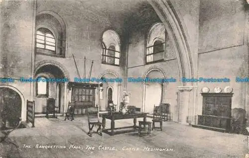 R673444 Castle Hedingham. Der Festsaal. Das Schloss. Fredk. Artis. 1913