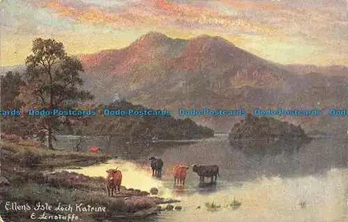 R673446 Ellens Isle Loch Katrine. S. Hildesheimer. Nr. 5189. E. Longstaffe. 1905