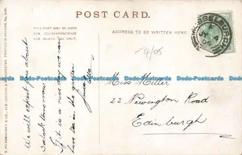 R673446 Ellens Isle Loch Katrine. S. Hildesheimer. Nr. 5189. E. Longstaffe. 1905